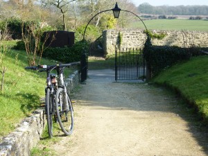 The view from Stanton St John churchyard